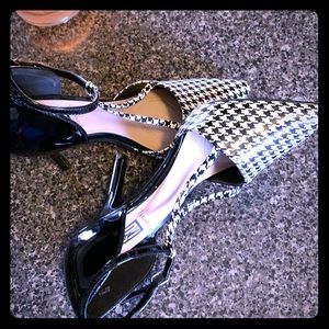 Houndstooth heels